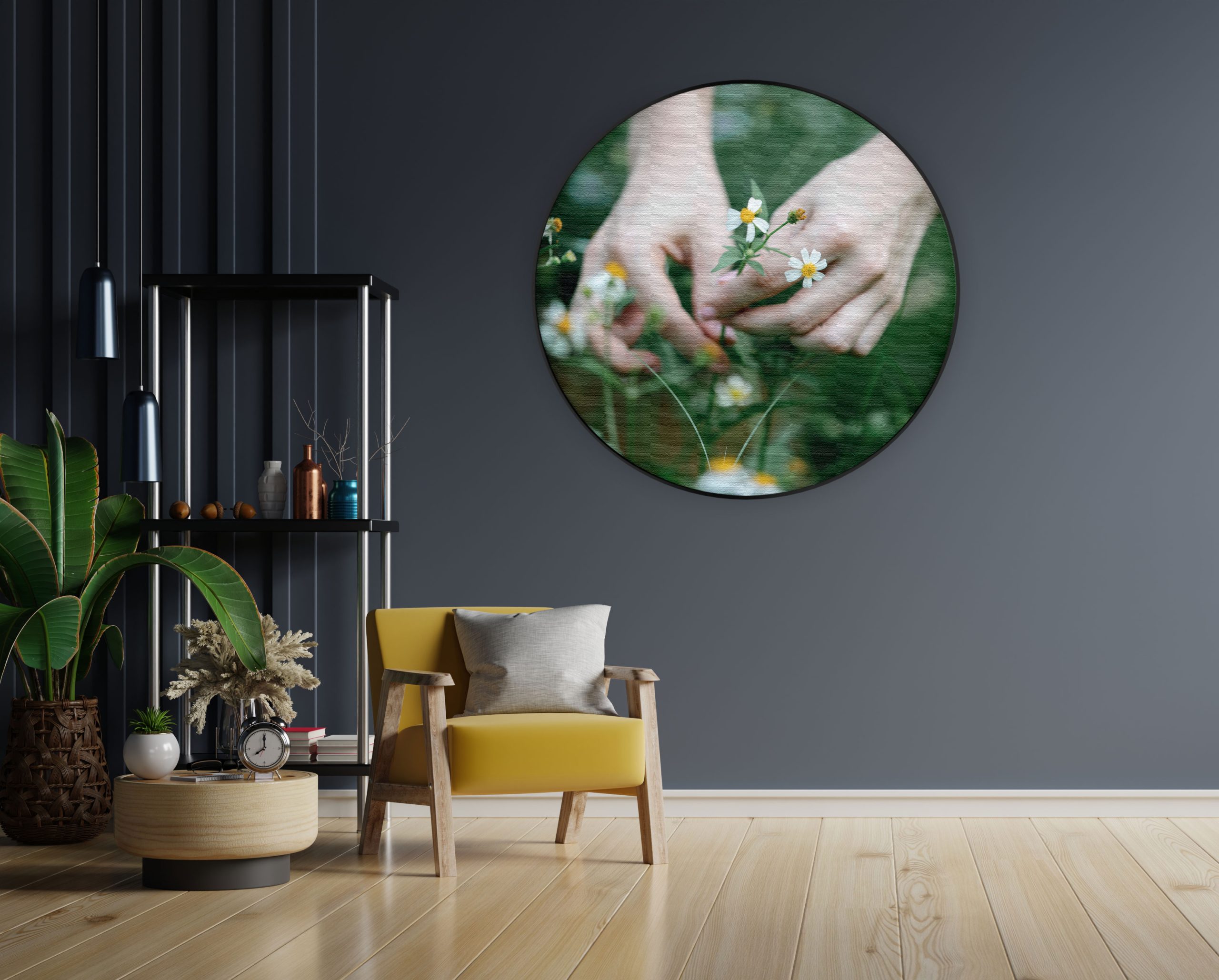 Akoestisch Schilderij Pluk De Dag Rond - Muurcirkel Template Vierkant Rond romantisch 5 1 scaled 1