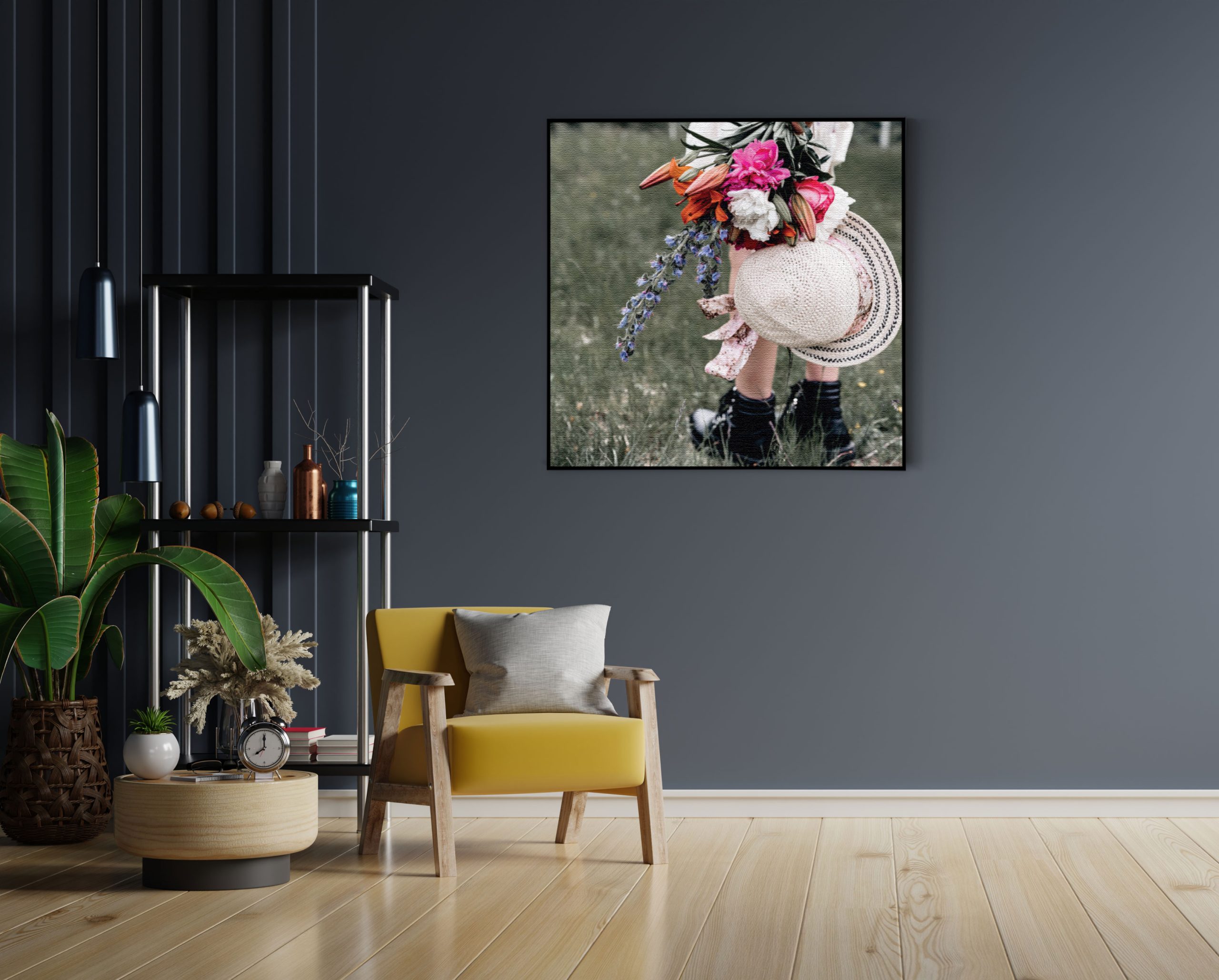 Akoestisch Schilderij Landelijk Bloemen Boeket Vierkant Template Vierkant Rond romantisch 9 4 scaled 1