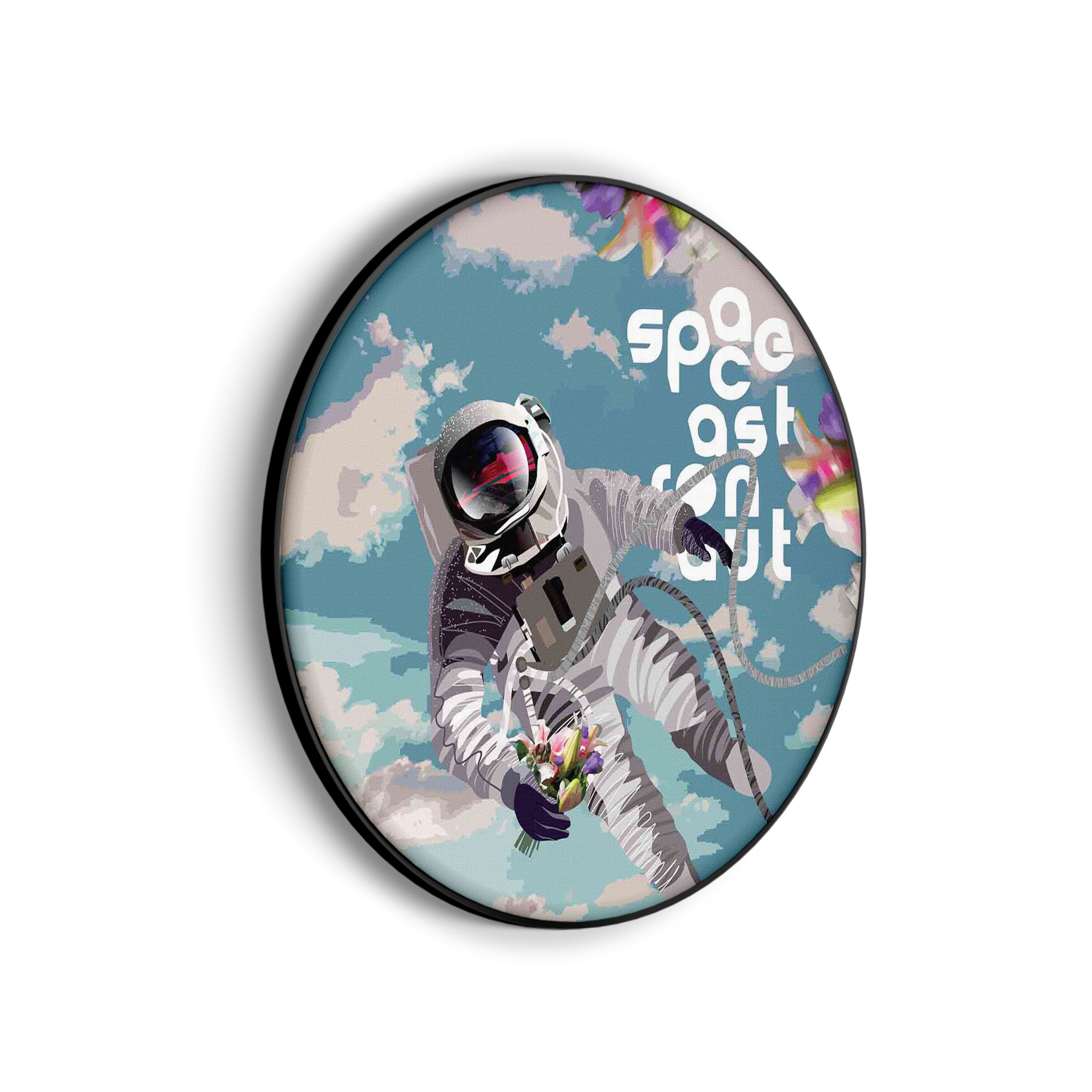 Akoestisch Schilderij Ready for takeoff Rond - Muurcirkel Template Vierkant Rond ruimtevaart 11 scaled 1