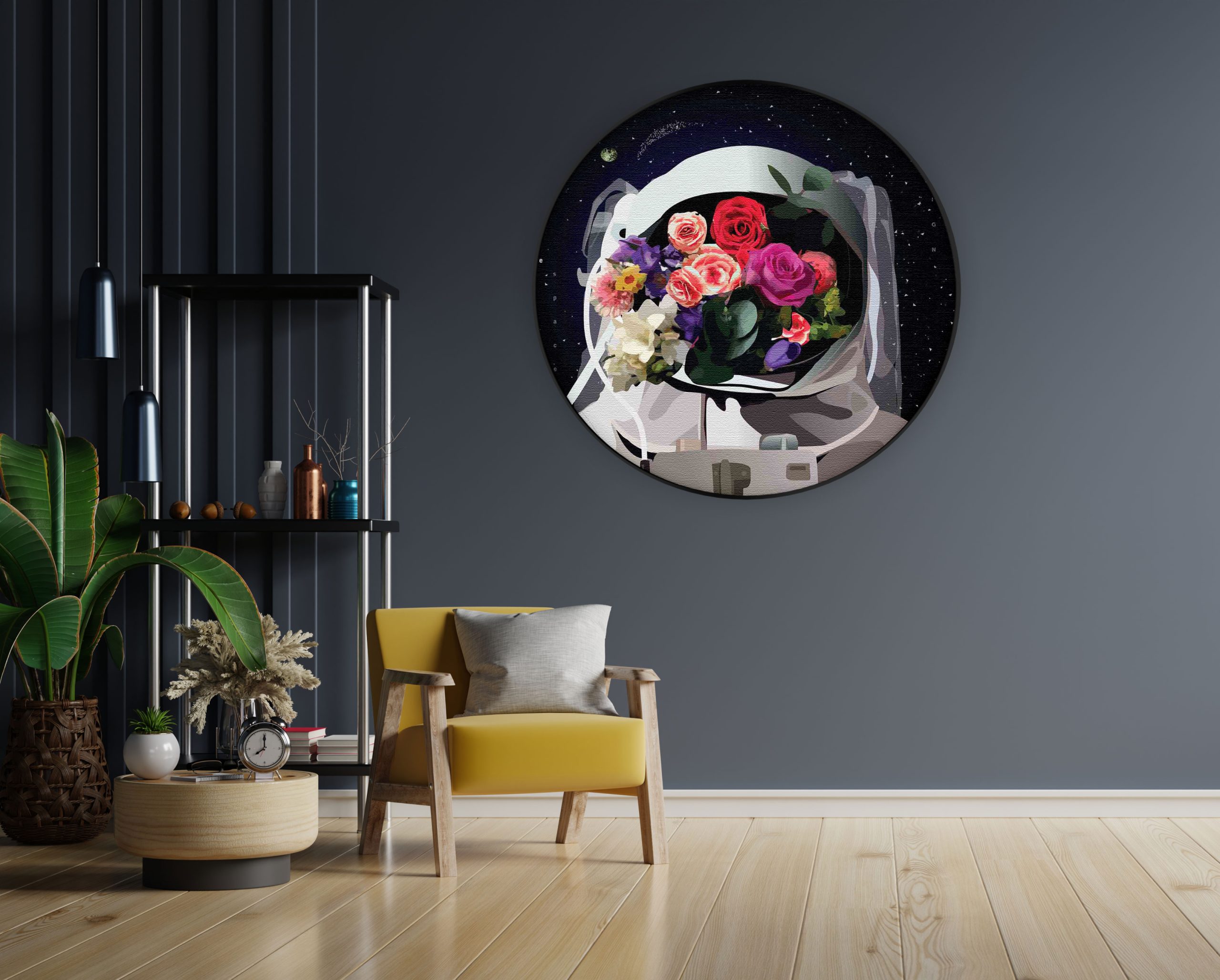 Akoestisch Schilderij Ready for takeoff Rond - Muurcirkel Template Vierkant Rond ruimtevaart 12 1 scaled 1