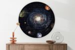 Akoestisch Schilderij Ons planetenstelsel Rond - Muurcirkel Template Vierkant Rond ruimtevaart 15 2 scaled 1
