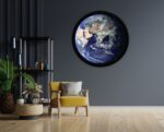 Akoestisch Schilderij Onze Aarde Rond - Muurcirkel Template Vierkant Rond ruimtevaart 5 1 scaled 1