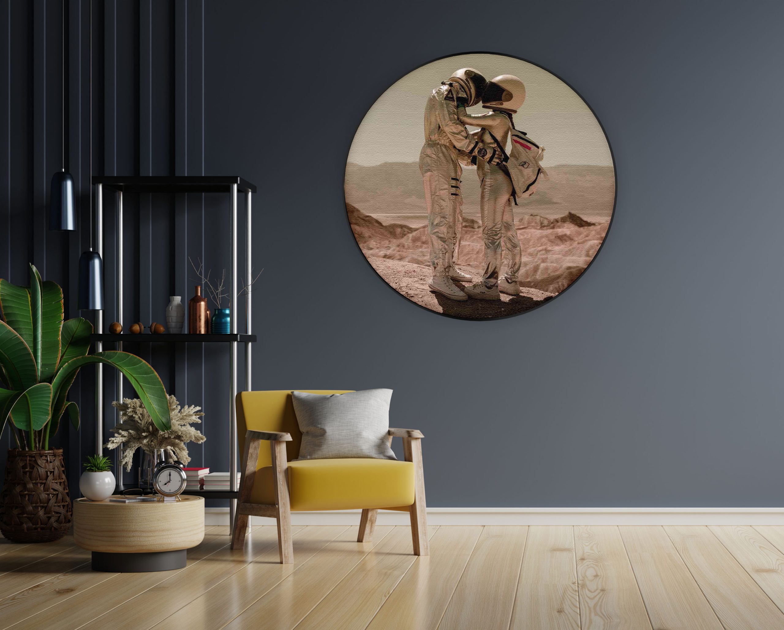 Akoestisch Schilderij Ready for takeoff Rond - Muurcirkel Template Vierkant Rond ruimtevaart 6 1 scaled 1