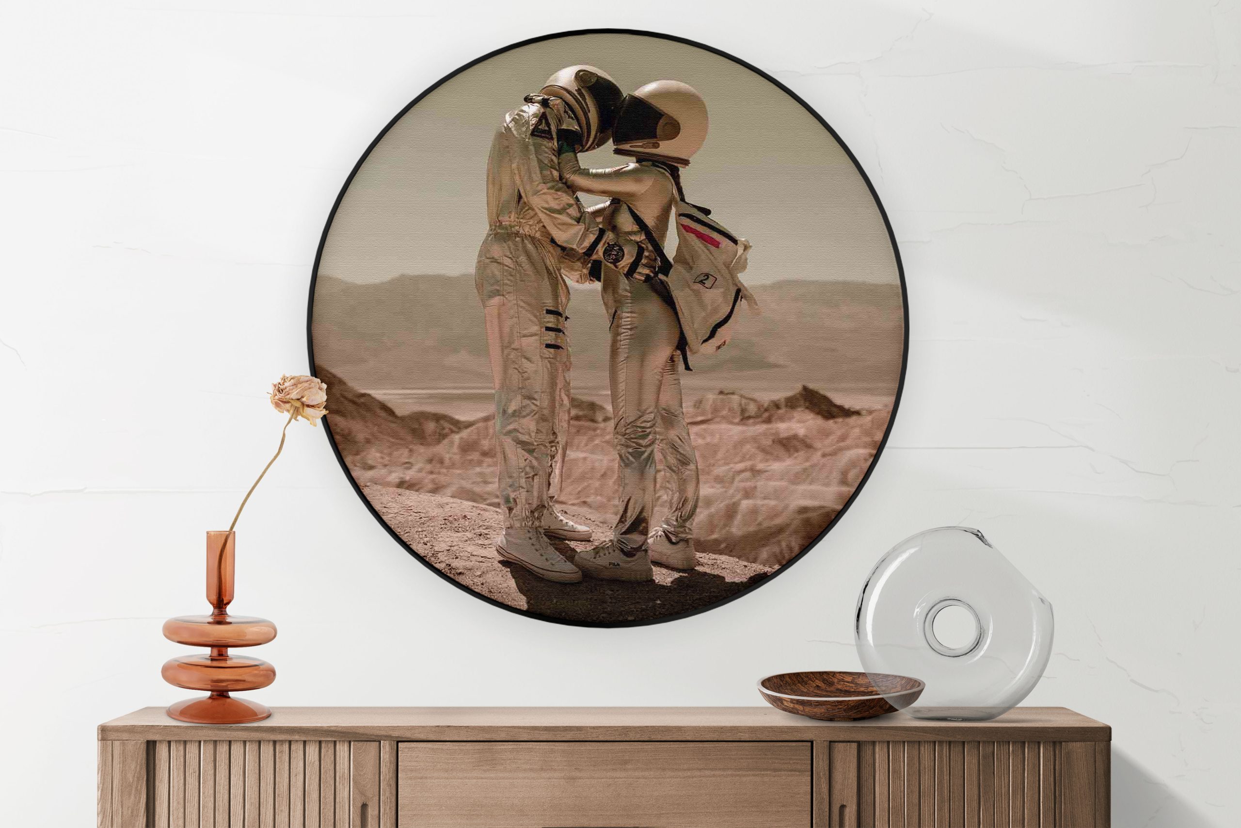 Akoestisch Schilderij Ready for takeoff Rond - Muurcirkel Template Vierkant Rond ruimtevaart 6 2 scaled 1