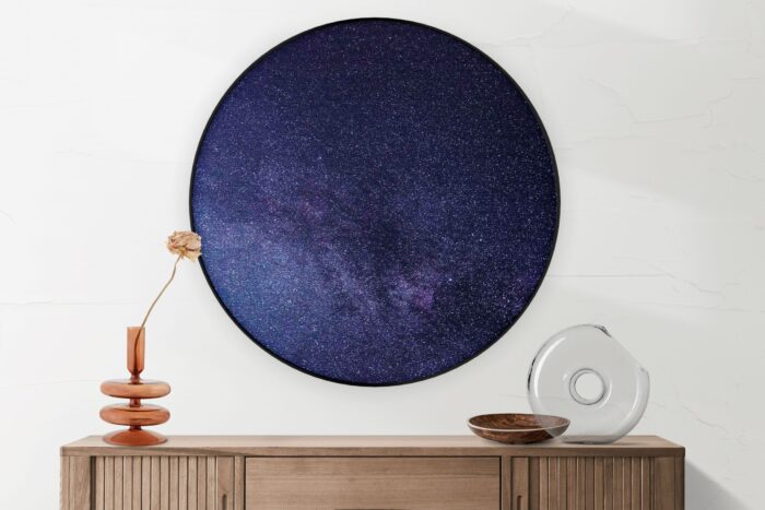 Akoestisch Schilderij Het sterrenstelsel Rond - Muurcirkel Template Vierkant Rond ruimtevaart 9 2 scaled 1