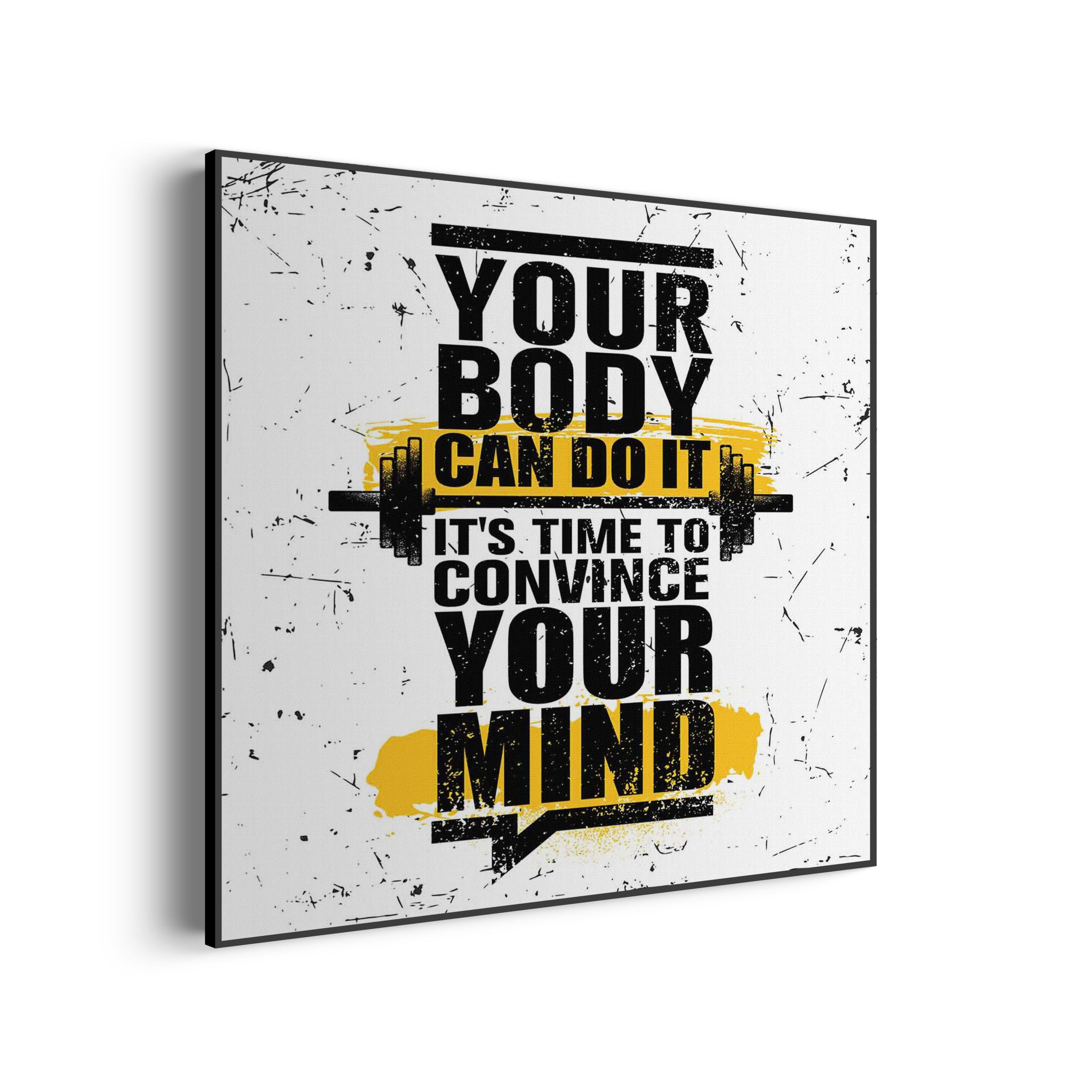 Akoestisch Schilderij You Body Can Do It, It's Time To Convince Your Mind Vierkant Template Vierkant Rond sport 14 1 3 scaled 1