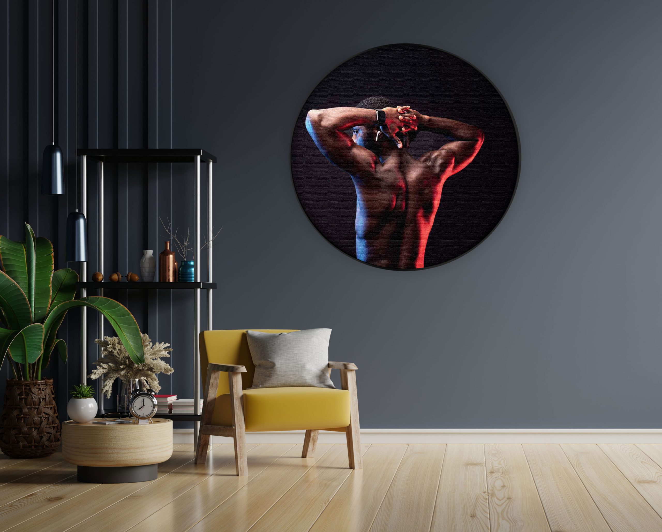 Akoestisch Schilderij This Is My Therapy Rond - Muurcirkel Template Vierkant Rond sport 19 1 1 scaled 1