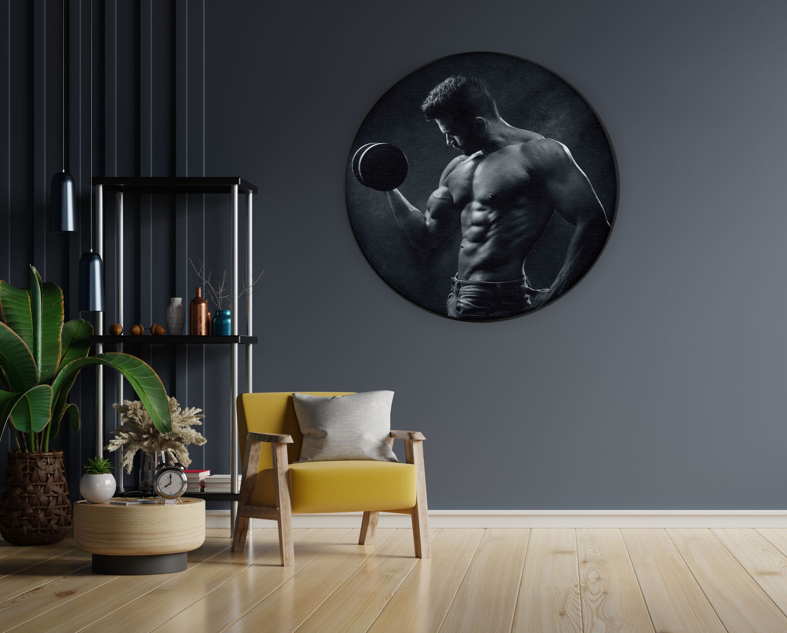 Akoestisch Schilderij This Is My Therapy Rond - Muurcirkel Template Vierkant Rond sport 2 1 1 scaled 1