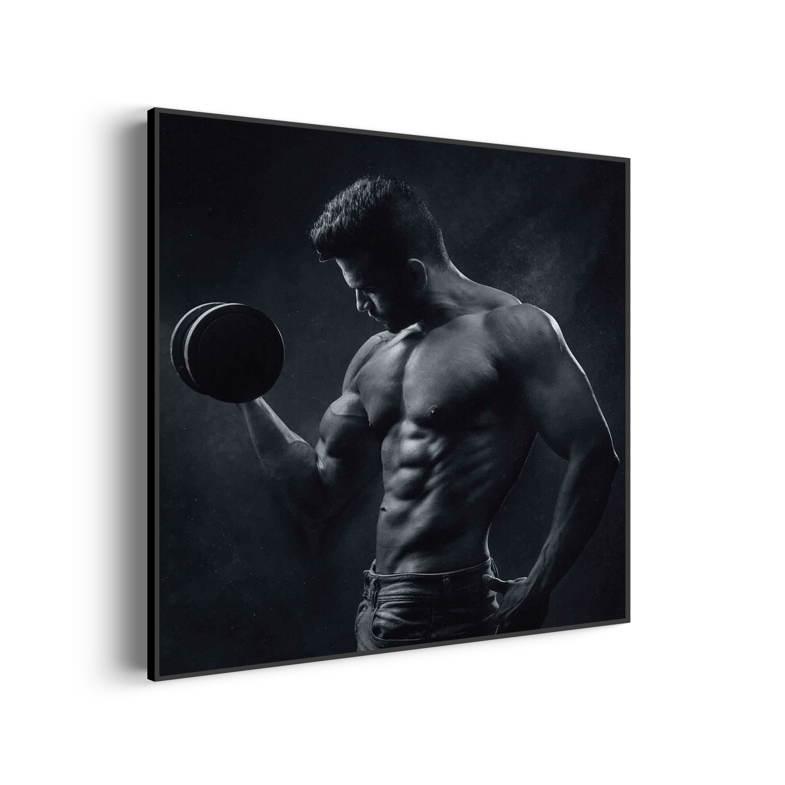 Akoestisch Schilderij Sexy Man Heft Gewicht Met Halter Vierkant Template Vierkant Rond sport 2 1 3 scaled 1