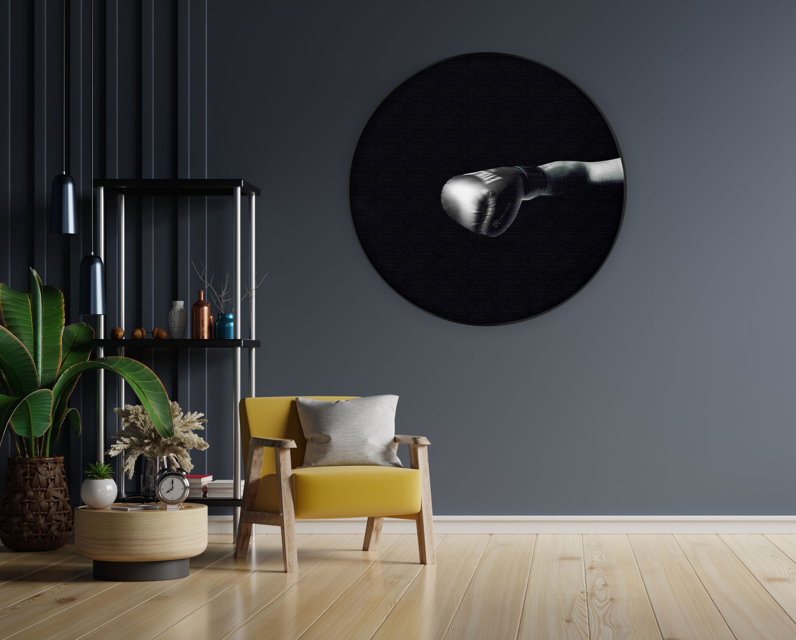 Akoestisch Schilderij Boksen Rond - Muurcirkel Template Vierkant Rond sport 4 1 1 scaled 1