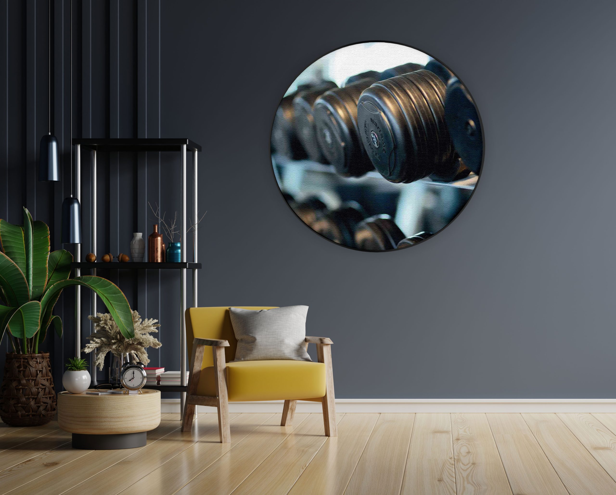 Akoestisch Schilderij This Is My Therapy Rond - Muurcirkel Template Vierkant Rond sport 5 1 1 scaled 1
