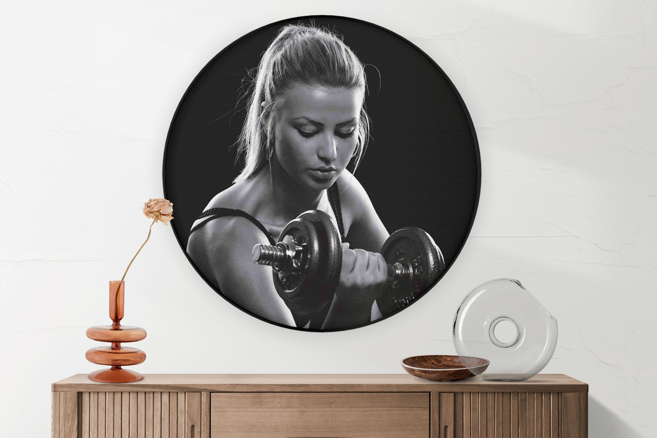 Akoestisch Schilderij This Is My Therapy Rond - Muurcirkel Template Vierkant Rond sport 7 1 2 scaled 1