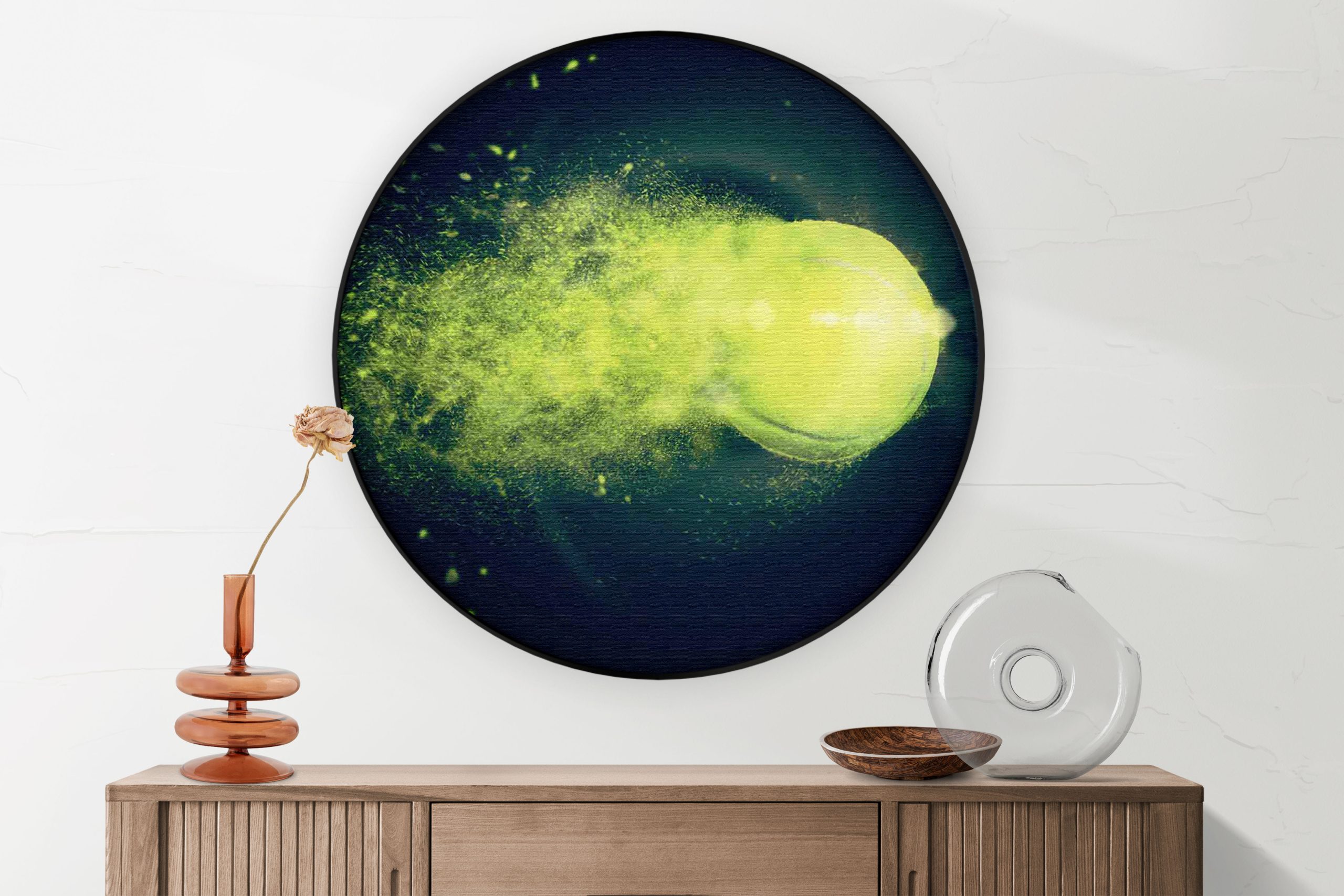 Akoestisch Schilderij This Is My Therapy Rond - Muurcirkel Template Vierkant Rond sport 8 1 2 scaled 1