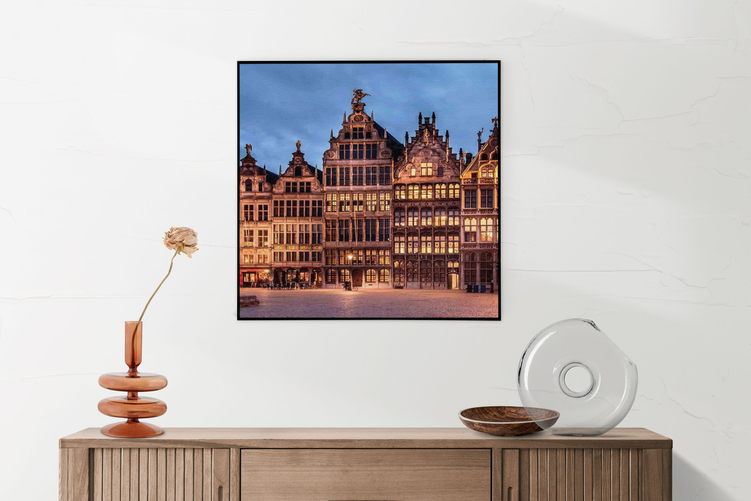 Akoestisch Schilderij Grote Markt Antwerpen Vierkant Template Vierkant Rond steden 101 1 2 scaled 1