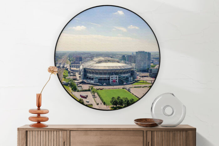 Akoestisch Schilderij Johan Cruijf Arena Rond - Muurcirkel Template Vierkant Rond steden 105 2 scaled 1