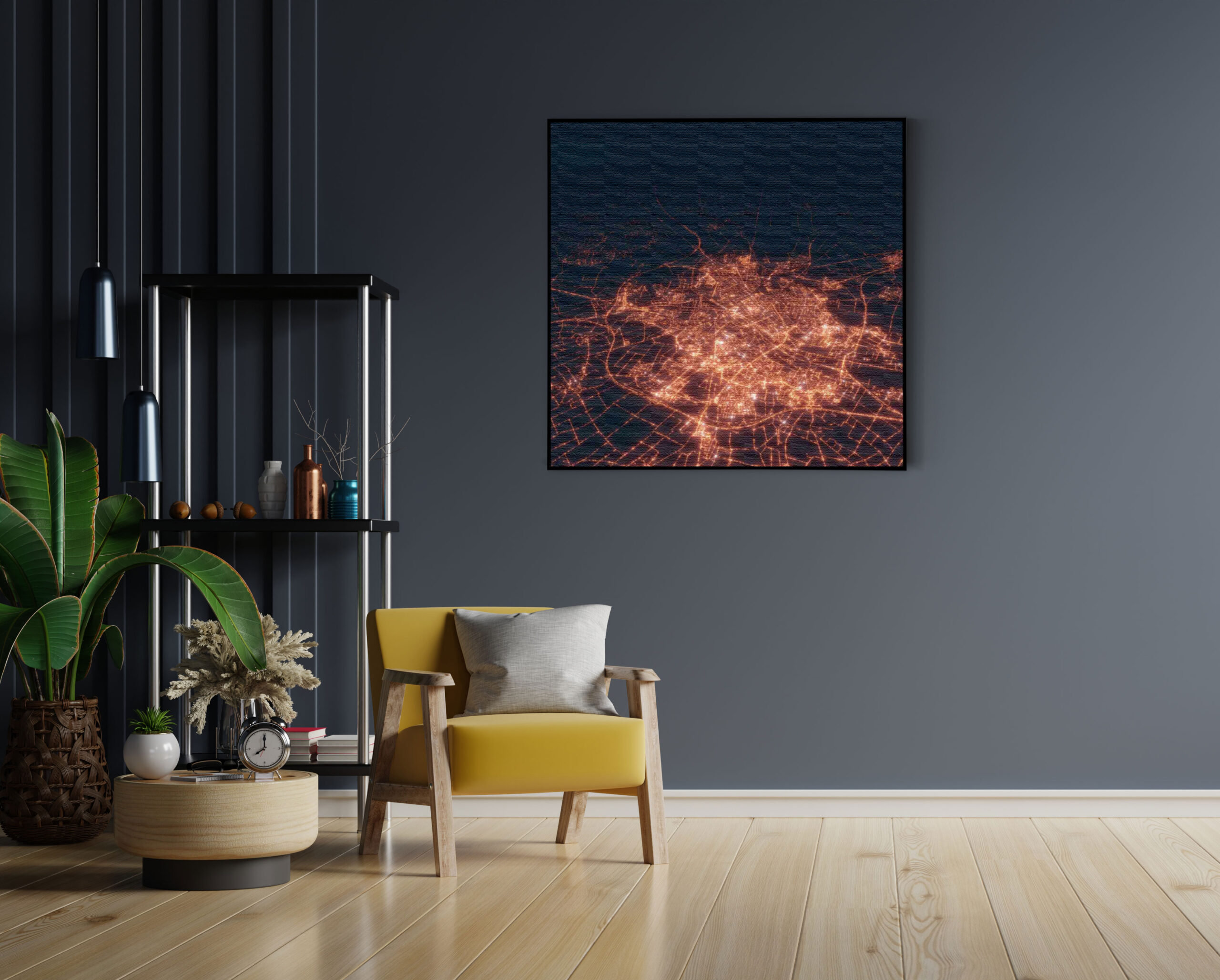 Akoestisch Schilderij Luchtfoto Nacht 01 Vierkant Template Vierkant Rond steden 106 1 1 scaled 1