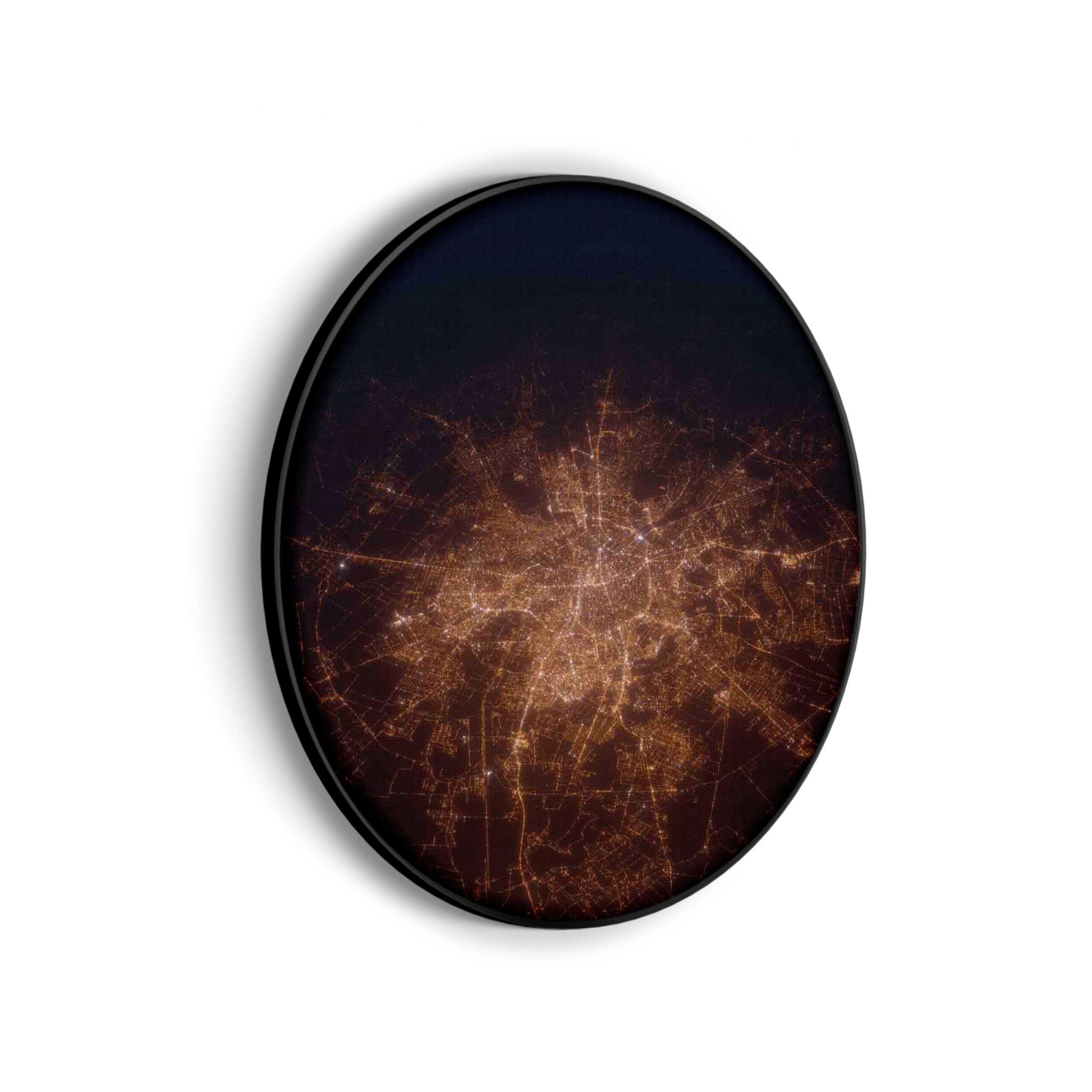Akoestisch Schilderij Luchtfoto Nacht 03 Rond - Muurcirkel Template Vierkant Rond steden 108 scaled 1