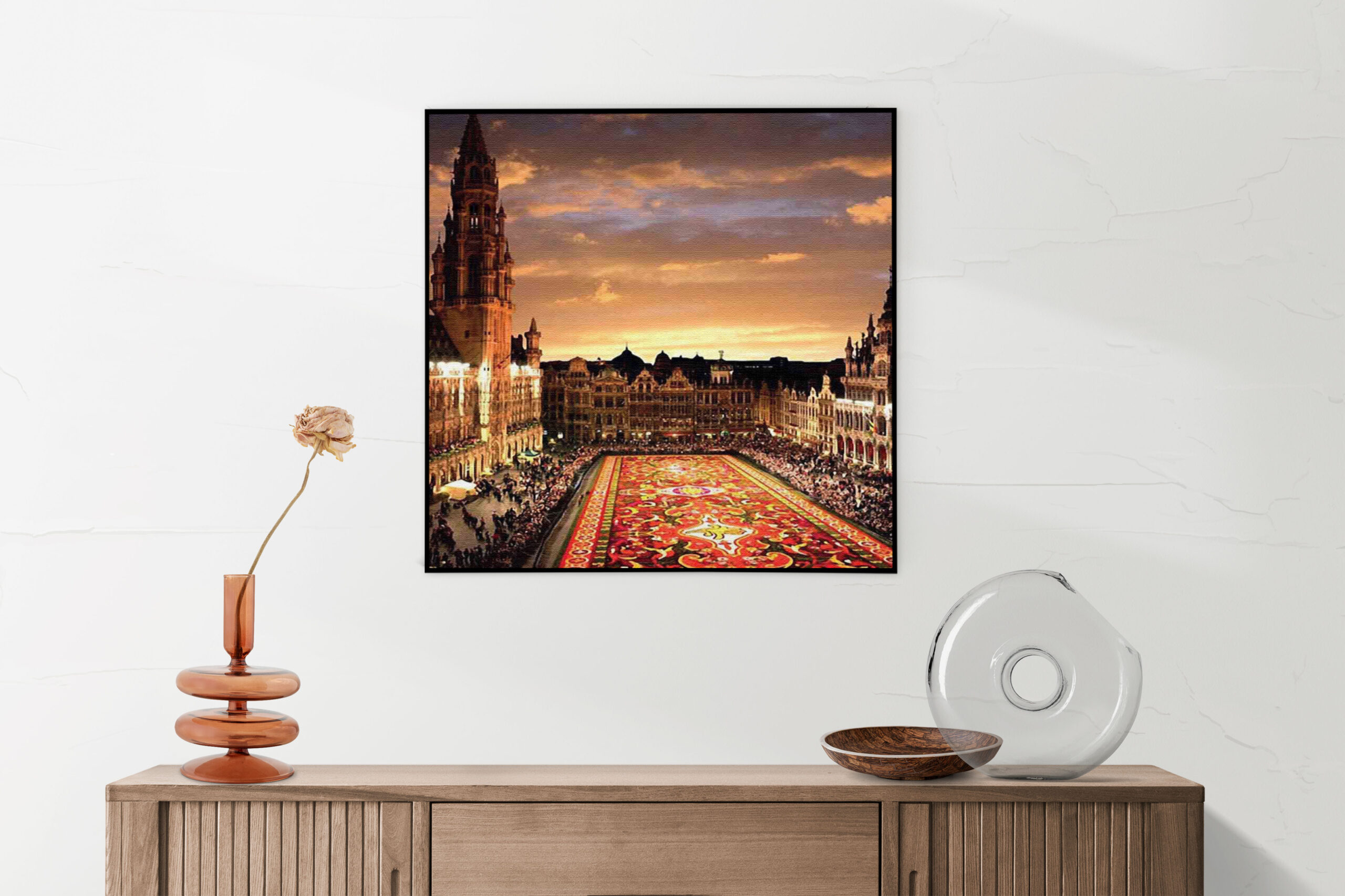 Akoestisch Schilderij Grote Markt Brussel Vierkant Template Vierkant Rond steden 99 2 1 scaled 1