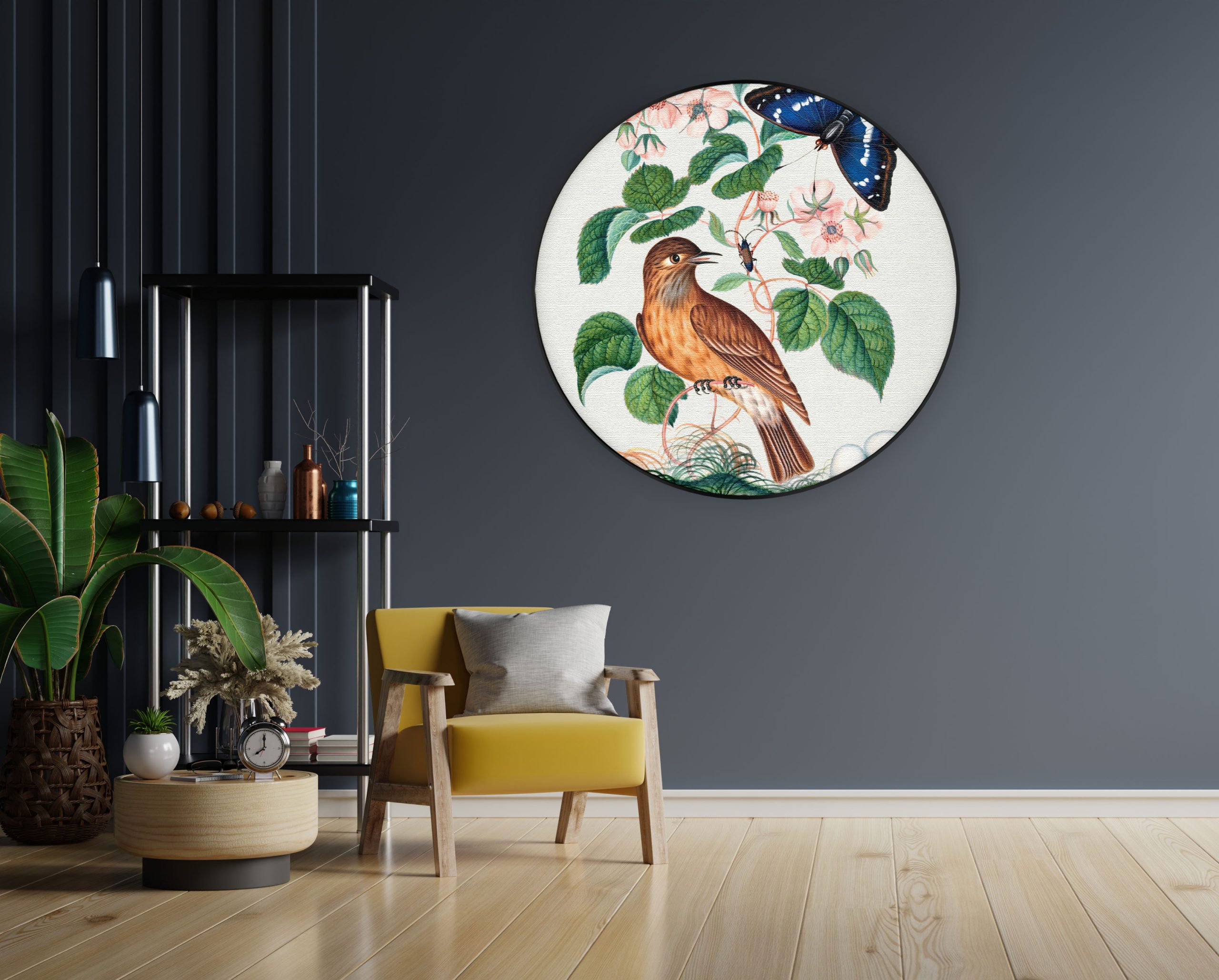 Template_Vierkant_Rond_vintage_1-1-1-scaled Akoestisch Schilderij Prent Natuur Vogel en Bloemen 01 Rond - Muurcirkel Template Vierkant Rond vintage 1 1 1 scaled 1