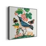 Akoestisch Schilderij Prent Natuur Vogel en Bloemen 01 Vierkant Template Vierkant Rond vintage 10 1 3 scaled 1