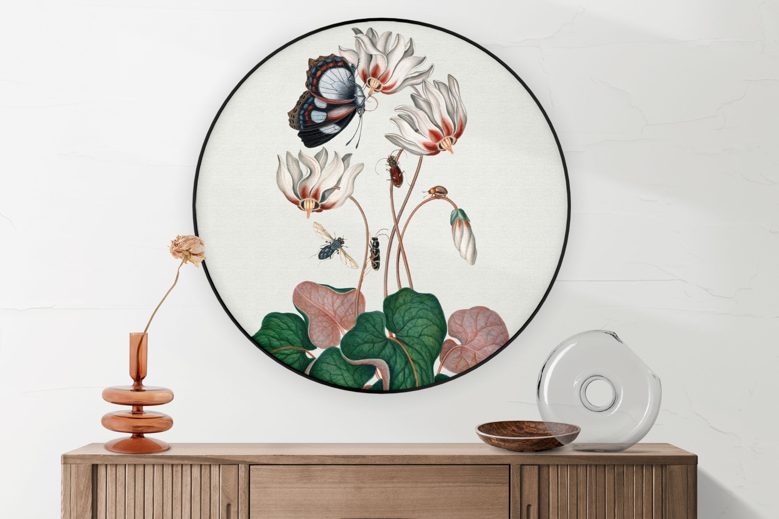Template_Vierkant_Rond_vintage_12-1-2-scaled Akoestisch Schilderij Prent Natuur Vogel en Bloemen 01 Rond - Muurcirkel Template Vierkant Rond vintage 12 1 2 scaled 1