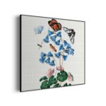 Akoestisch Schilderij Prent Natuur Vogel en Bloemen 04 Vierkant Template Vierkant Rond vintage 4 1 3 scaled 1