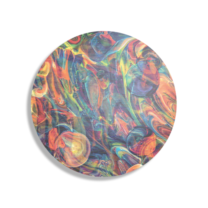 Schilderij Colorfull Art Design Rond – Muurcirkel Template TP Vierkant Rond Abstract 59 1 1 1