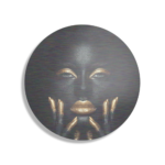 Schilderij Dame Gouden Make up Rond – Muurcirkel Template TP Vierkant Rond Lifestyle 1 1 1 1