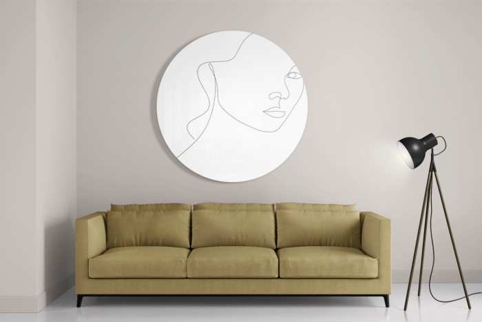 Schilderij Half Golvend Door Het Leven Rond – Muurcirkel Template TP Vierkant Rond Lifestyle 11 2 1 1