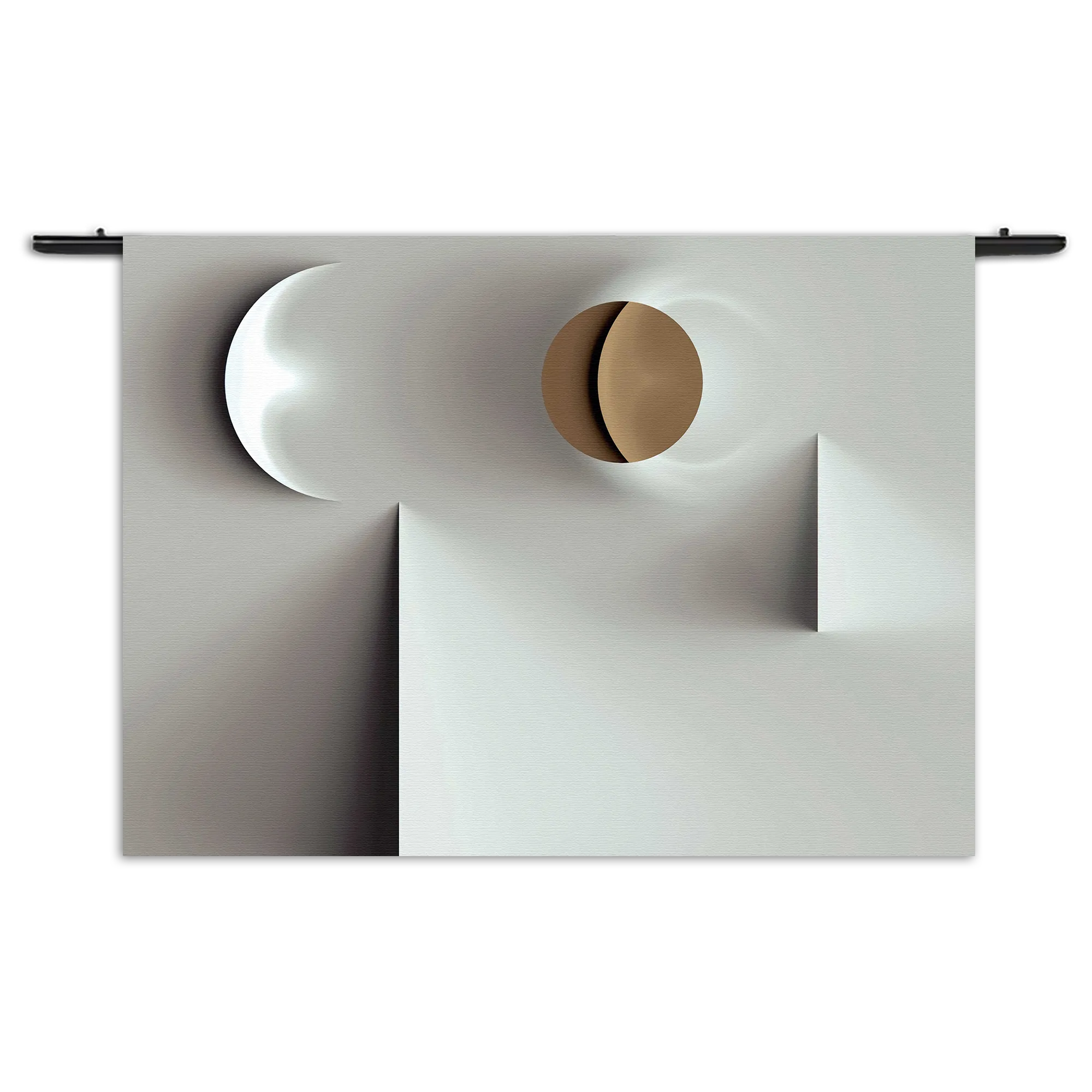 Template_50-70_WK_Horizontaal_Abstract_01-1 Wandkleed Scandinavisch Wit met Goudkleurig Element Rechthoek Horizontaal Template 50 70 WK Horizontaal Abstract 01 1