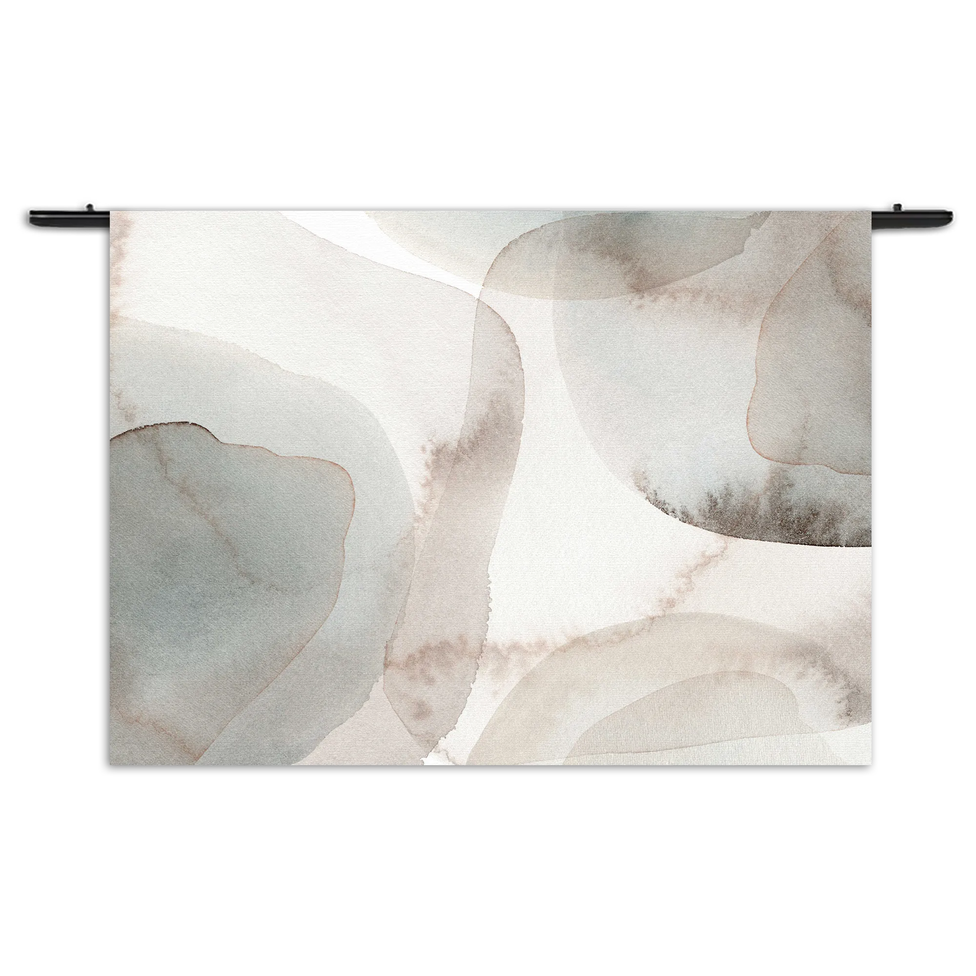 Wandkleed Abstract Rustige Tinten met Accent 03 Rechthoek Horizontaal Template 50 70 WK Horizontaal Abstract 108 1