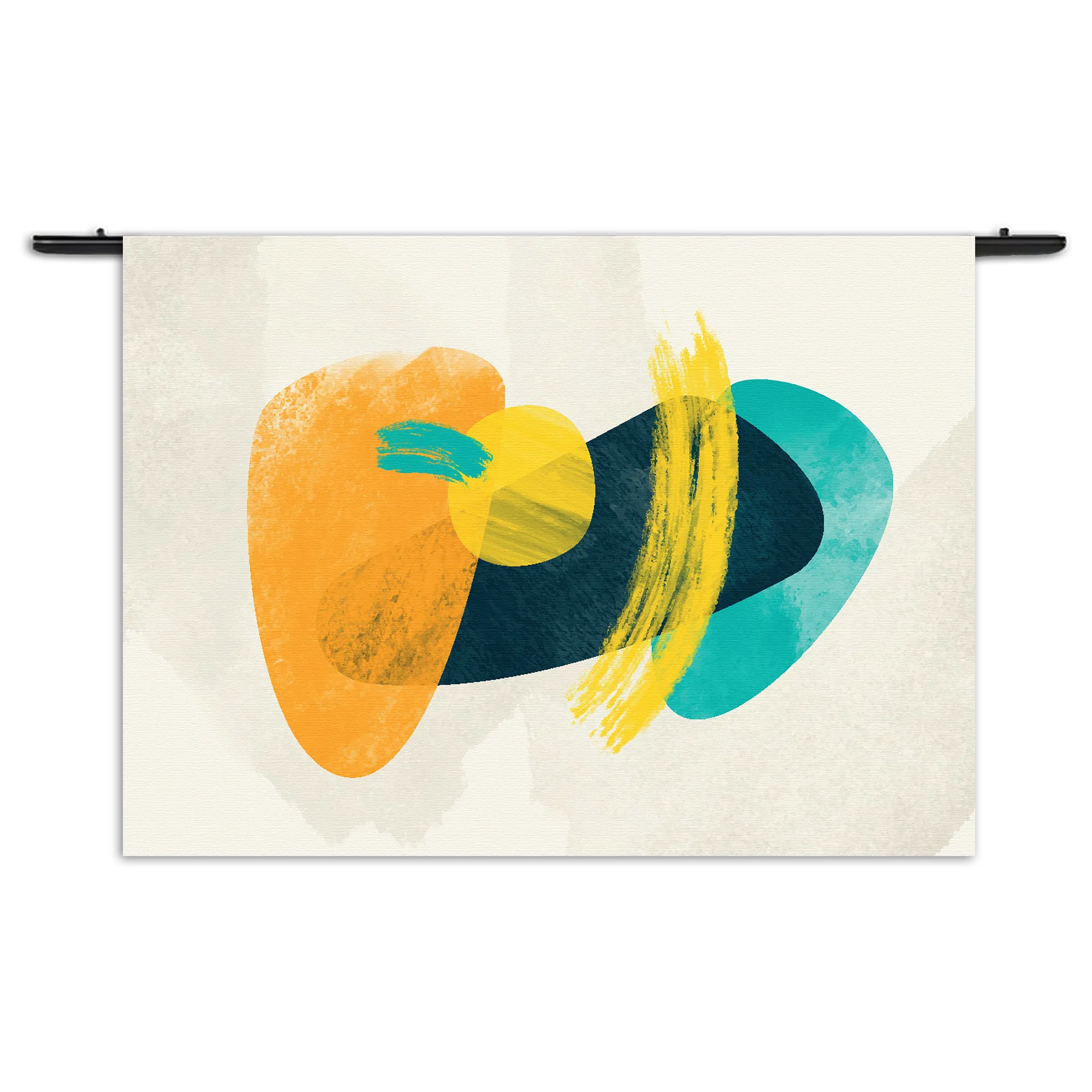 Wandkleed Scandinavisch Design Kleurrijk Rechthoek Horizontaal Template 50 70 WK Horizontaal Abstract 117 1