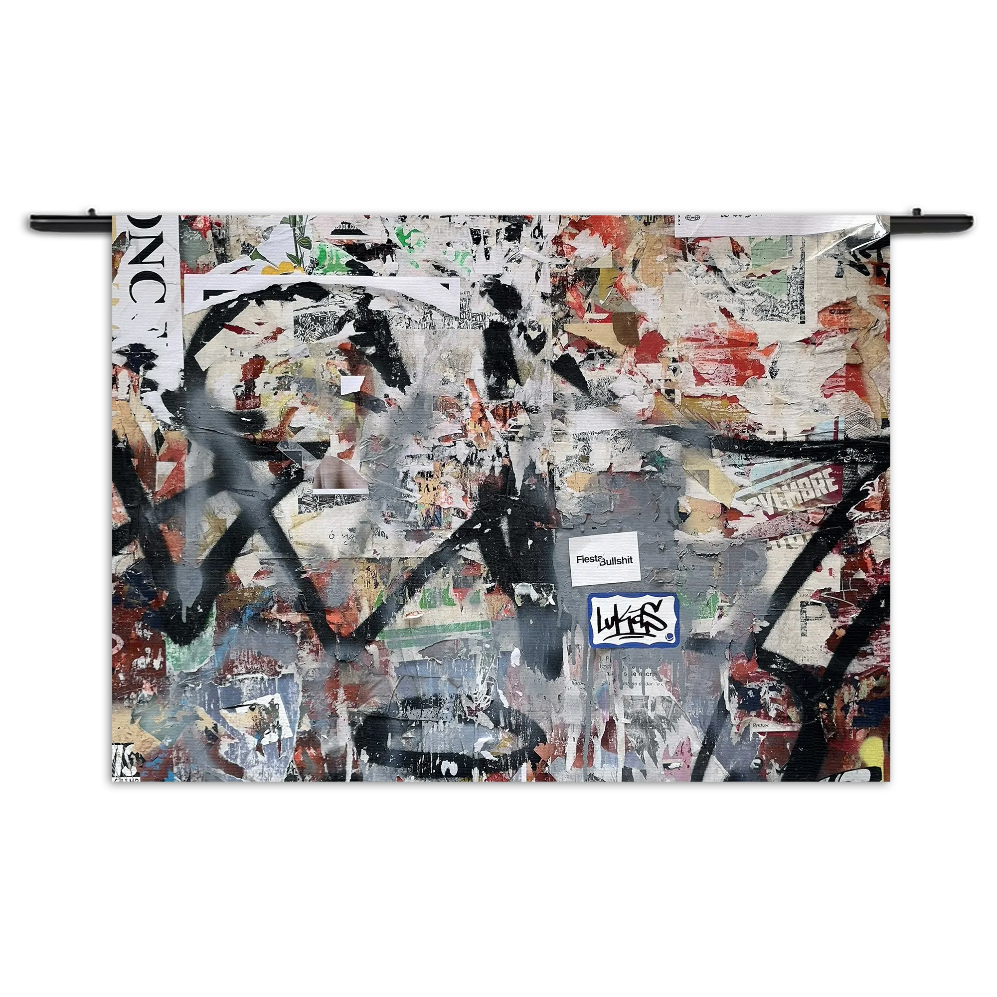 Wandkleed Knip en Plak Kunst Rechthoek Horizontaal Template 50 70 WK Horizontaal Abstract 50 1