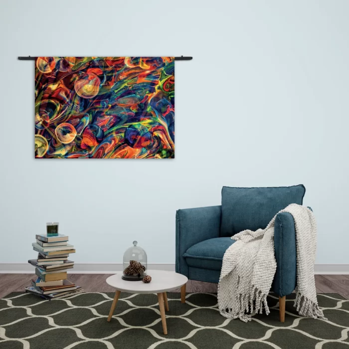 Wandkleed Colorfull Art Design Rechthoek Horizontaal Template 50 70 WK Horizontaal Abstract 59 2