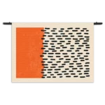 Wandkleed Scandinavisch Oranje Rechthoek Horizontaal Template 50 70 WK Horizontaal Abstract 60 1
