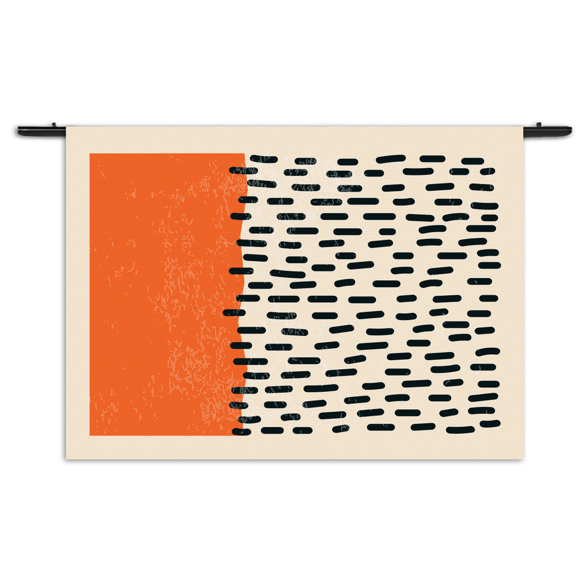 Wandkleed Scandinavisch Oranje Rechthoek Horizontaal Template 50 70 WK Horizontaal Abstract 60 1