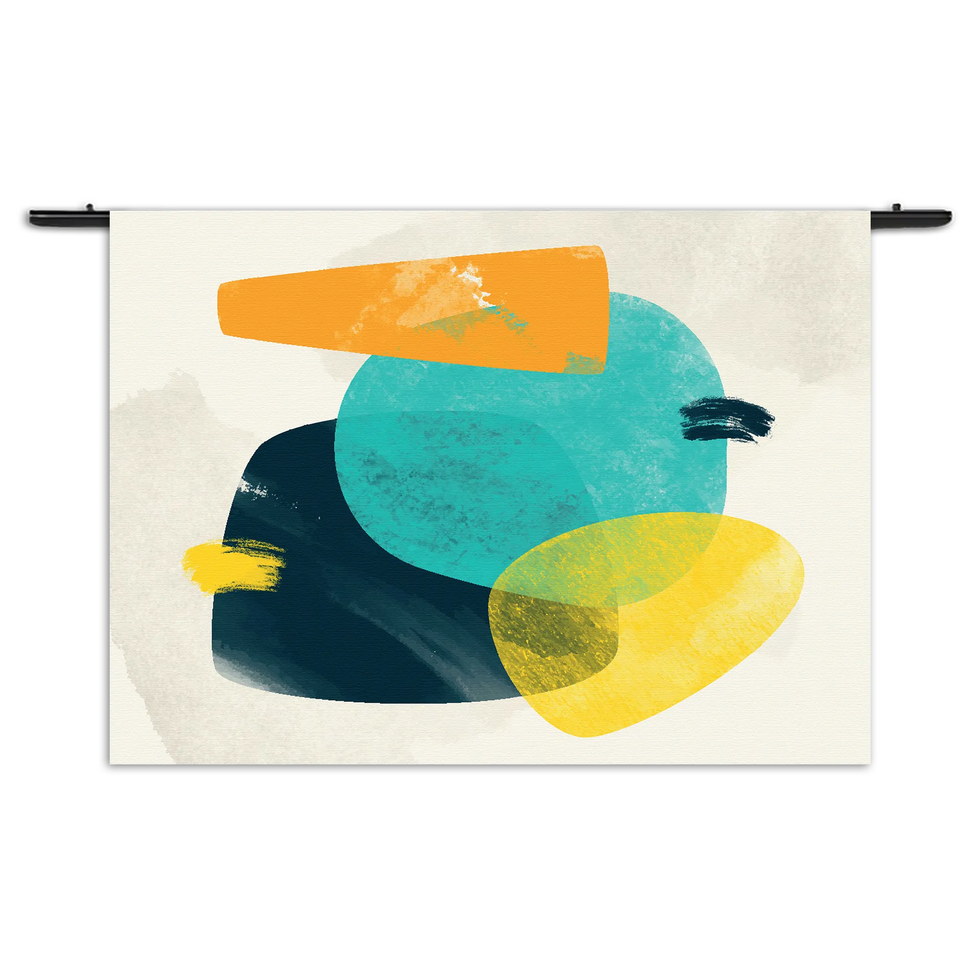 Wandkleed Kleurrijk Abstract 02 Rechthoek Horizontaal Template 50 70 WK Horizontaal Abstract 68 1