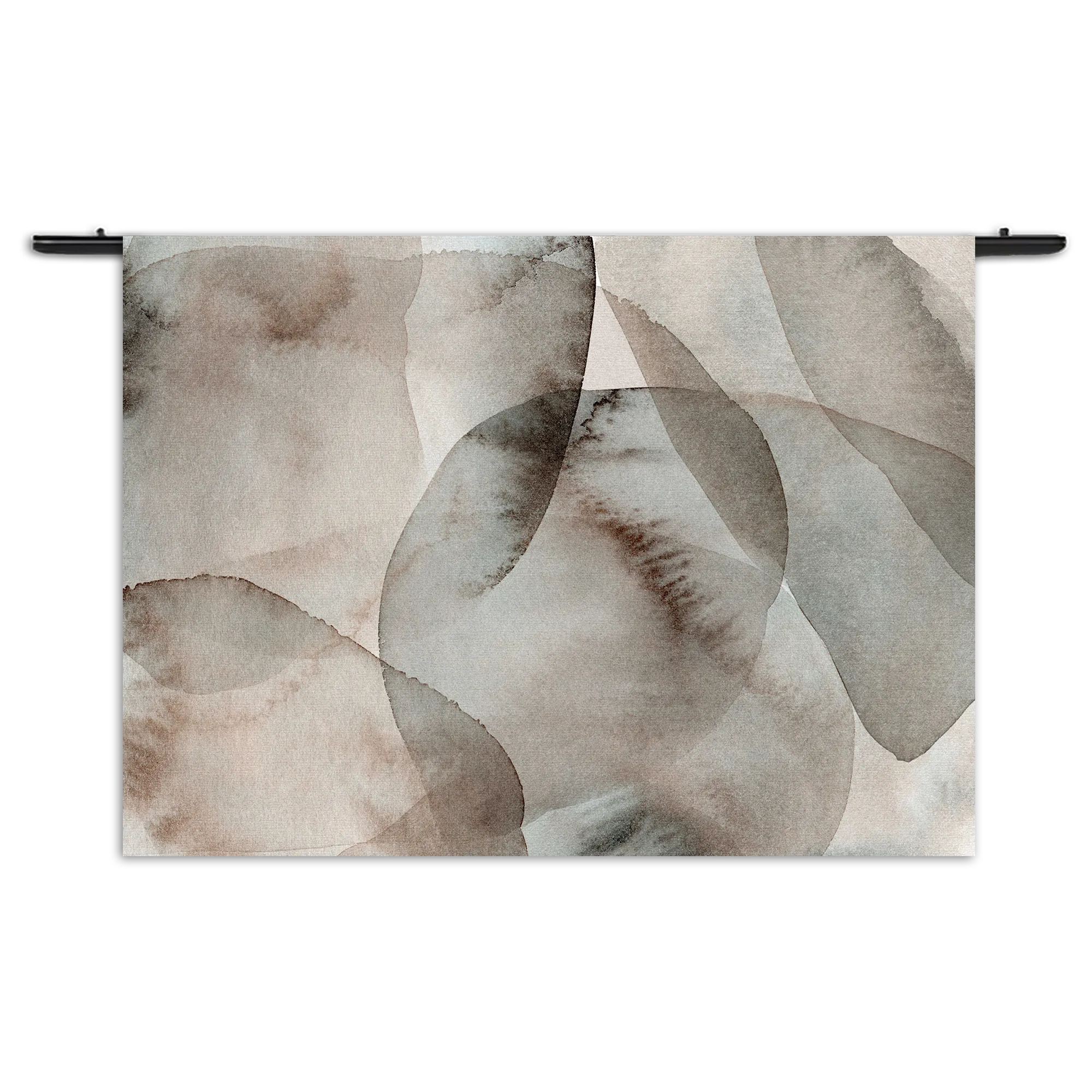 Wandkleed Abstract Rustige Tinten met Accent 02 Rechthoek Horizontaal Template 50 70 WK Horizontaal Abstract 69 1