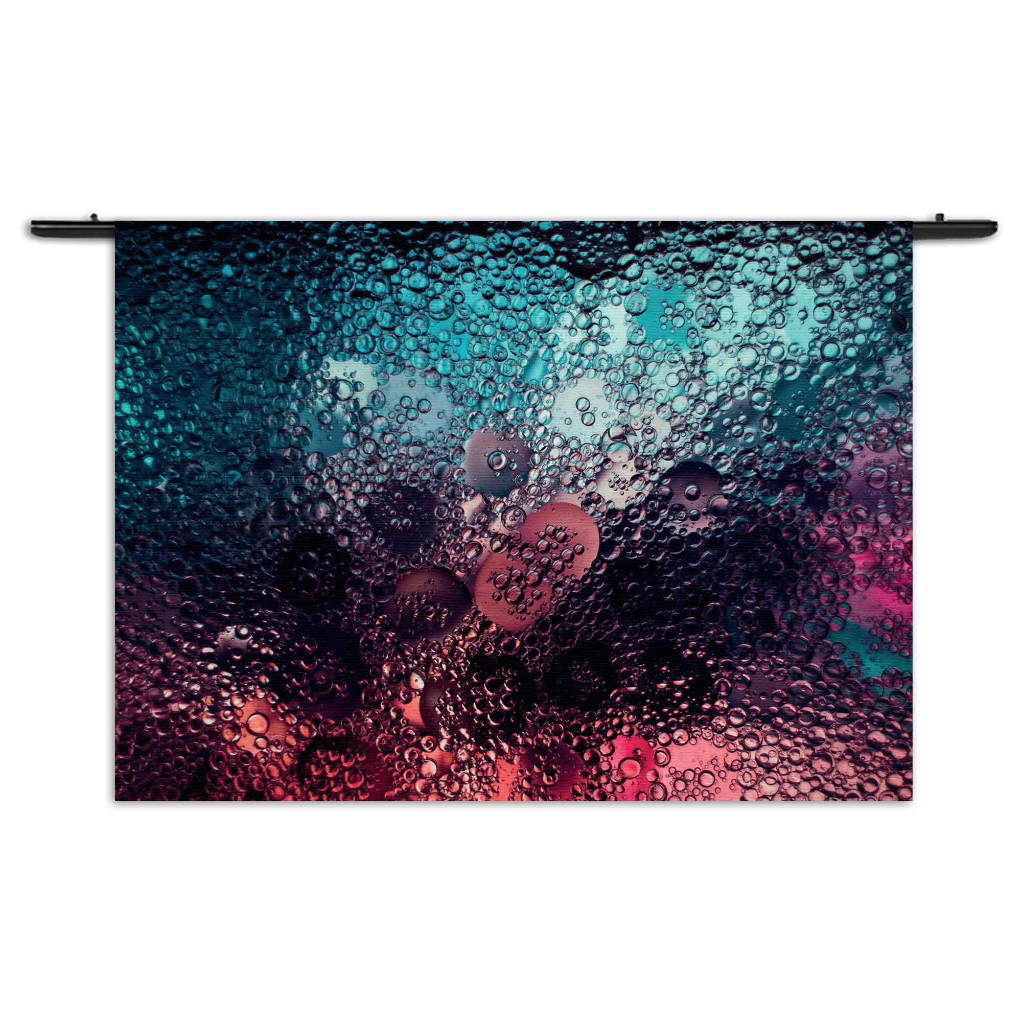 Wandkleed Bubbles Art Rechthoek Horizontaal Template 50 70 WK Horizontaal Abstract 71 1