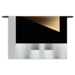 Wandkleed Scandinavisch Wit met Zwart Element 03 Rechthoek Horizontaal Template 50 70 WK Horizontaal Abstract 73 1