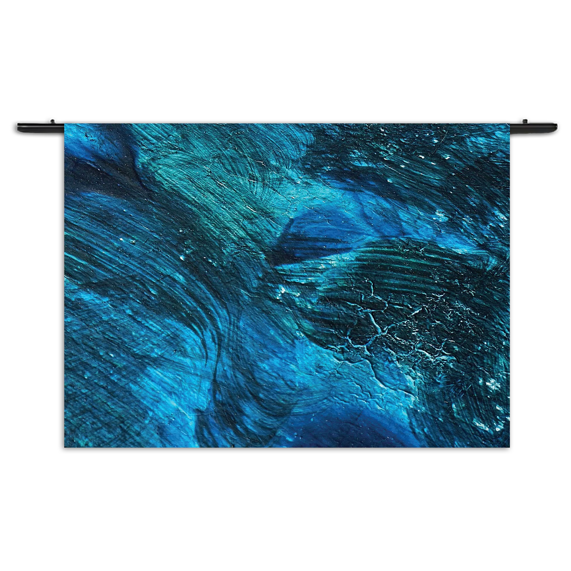 Wandkleed Abstrat Blauw Rechthoek Horizontaal Template 50 70 WK Horizontaal Abstract 84 1