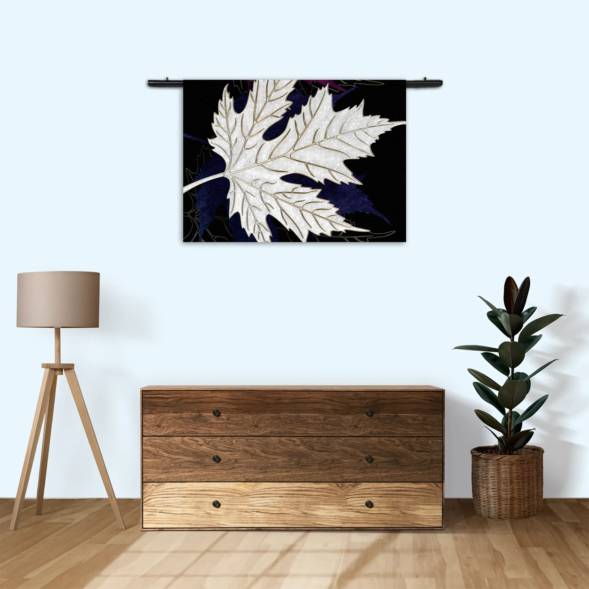 Wandkleed Het Blad Van De Boom Kunst 02 Rechthoek Horizontaal Template 50 70 WK Horizontaal Abstract 92 3