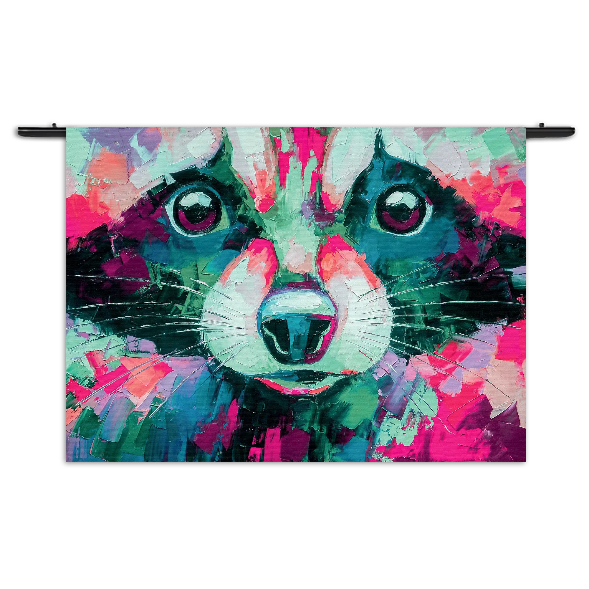 Wandkleed Vossenkop Kunst 01 Rechthoek Horizontaal Template 50 70 WK Horizontaal Abstract 96 1