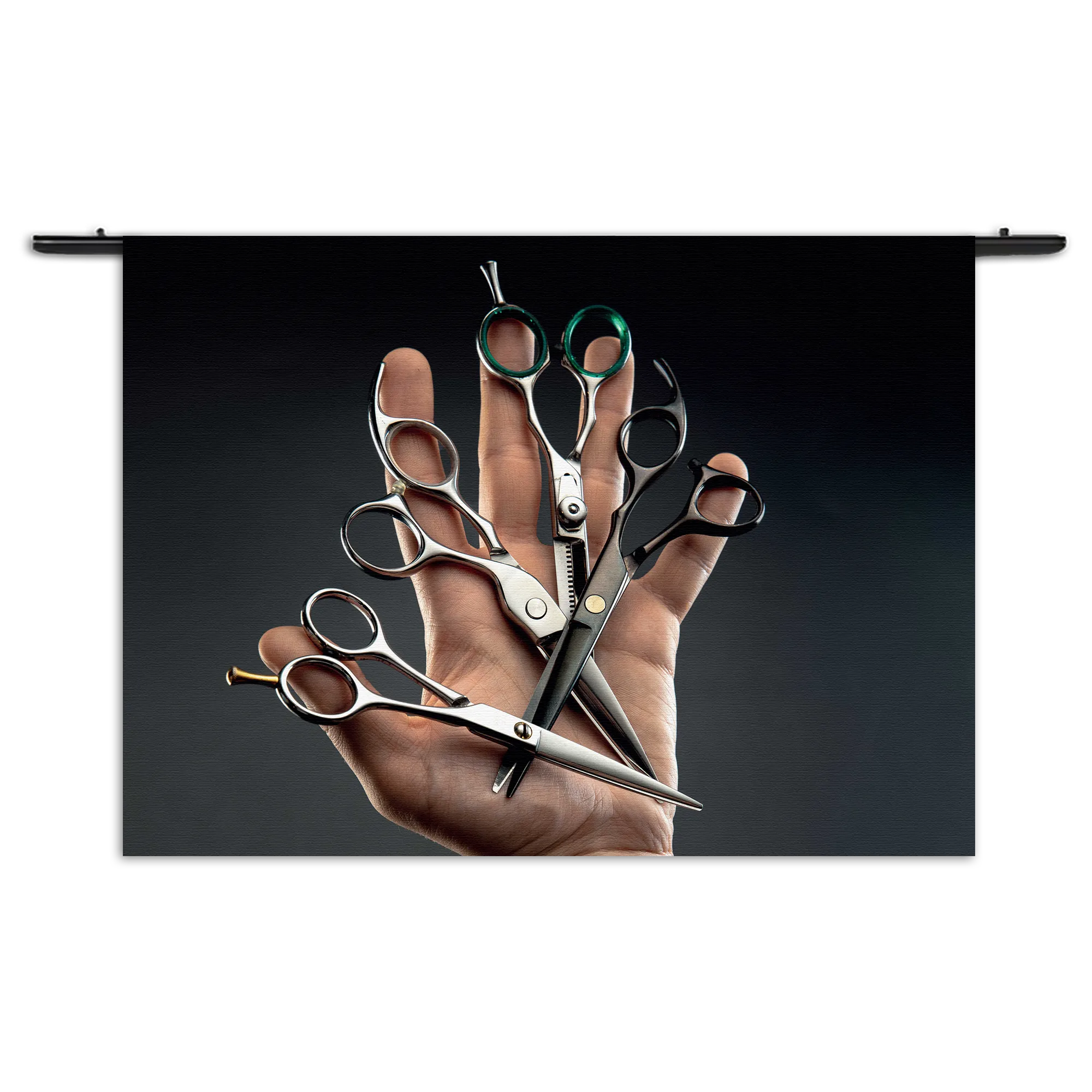 Wandkleed Barber Shop 01 Rechthoek Horizontaal Template 50 70 WK Horizontaal Beauty 16 1