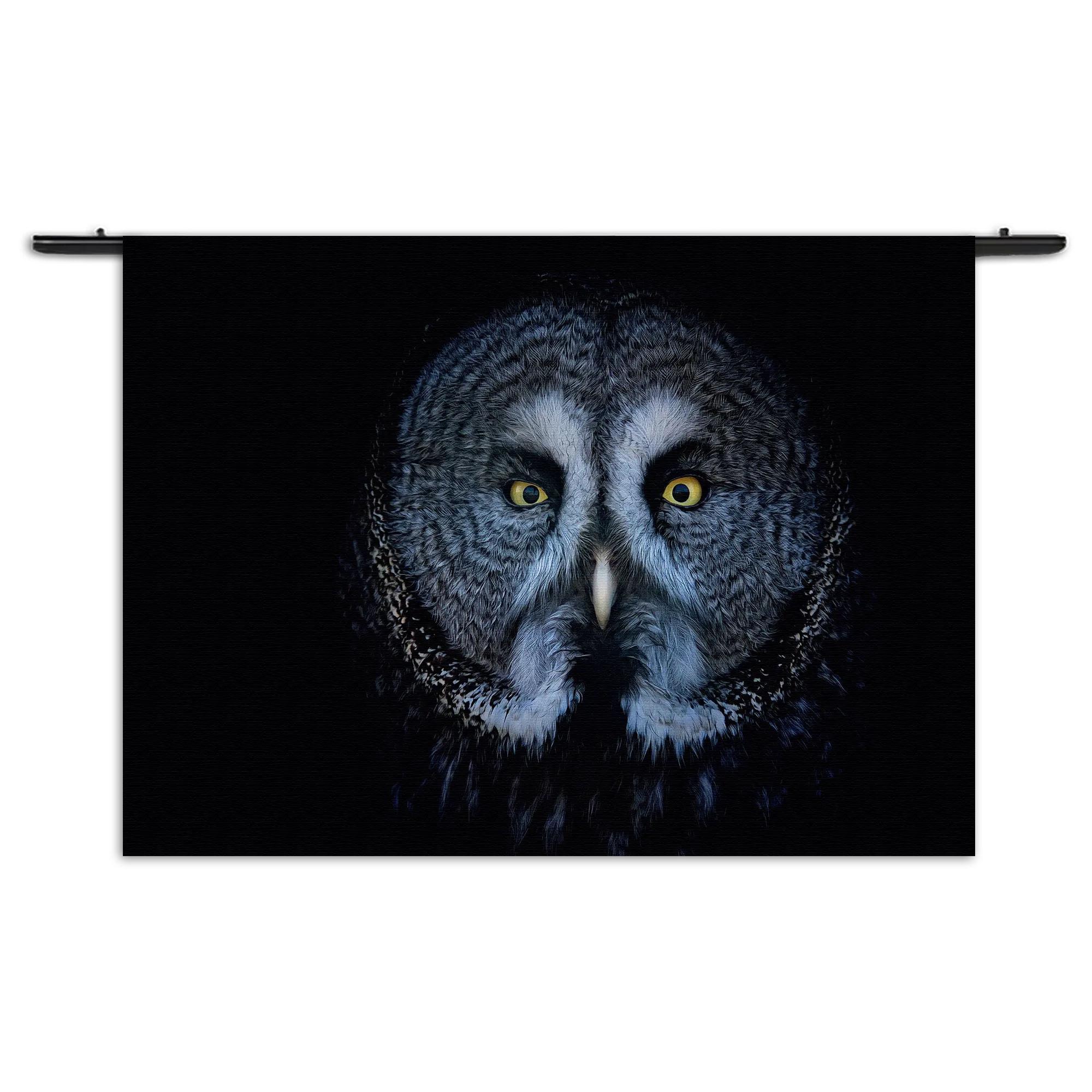 Template_50-70_WK_Horizontaal_Dieren_49-1 Wandkleed Uil Hoofd Close Up Rechthoek Horizontaal Template 50 70 WK Horizontaal Dieren 49 1