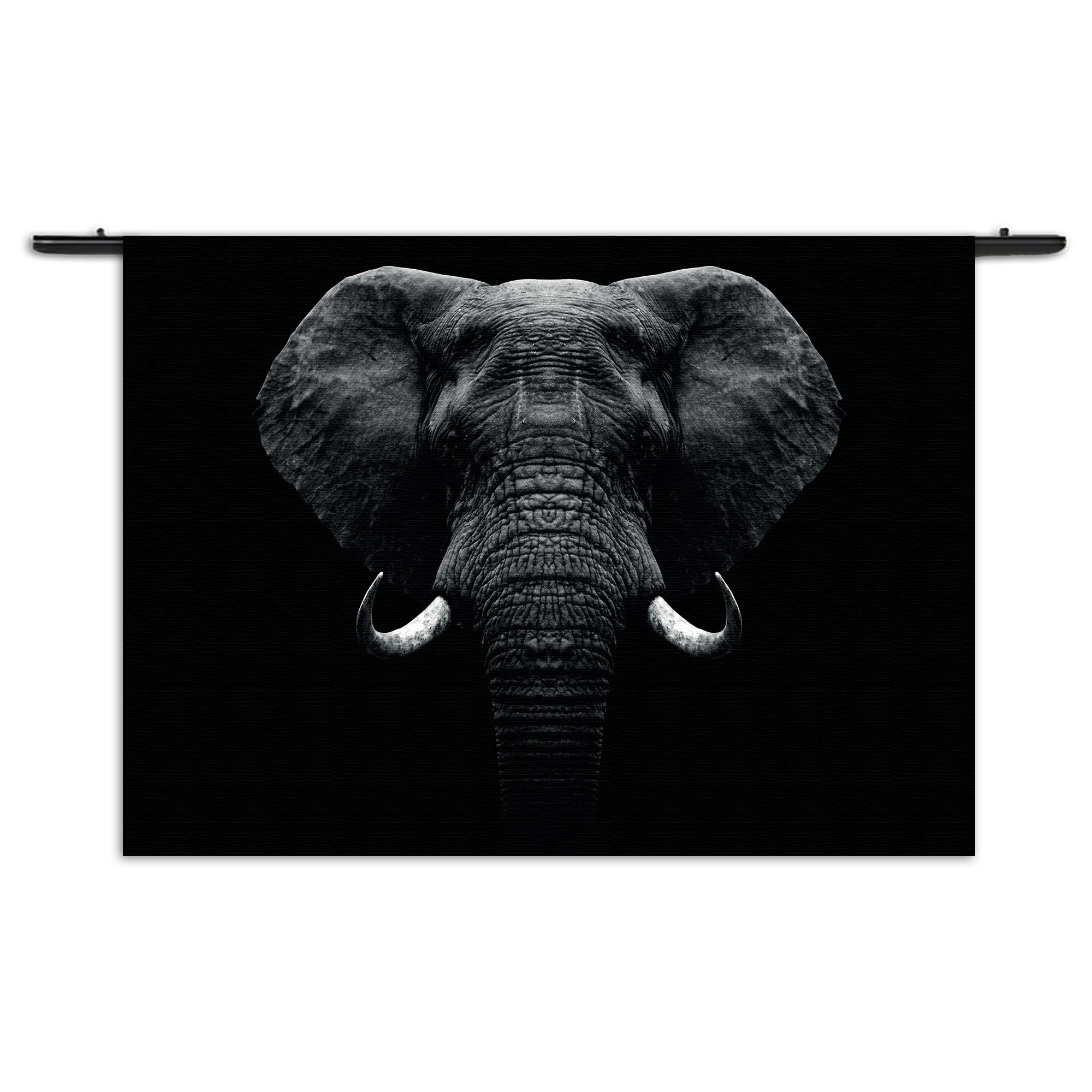 Wandkleed Pandabeer Zwart Wit 01 Rechthoek Horizontaal Template 50 70 WK Horizontaal Dieren 57 1