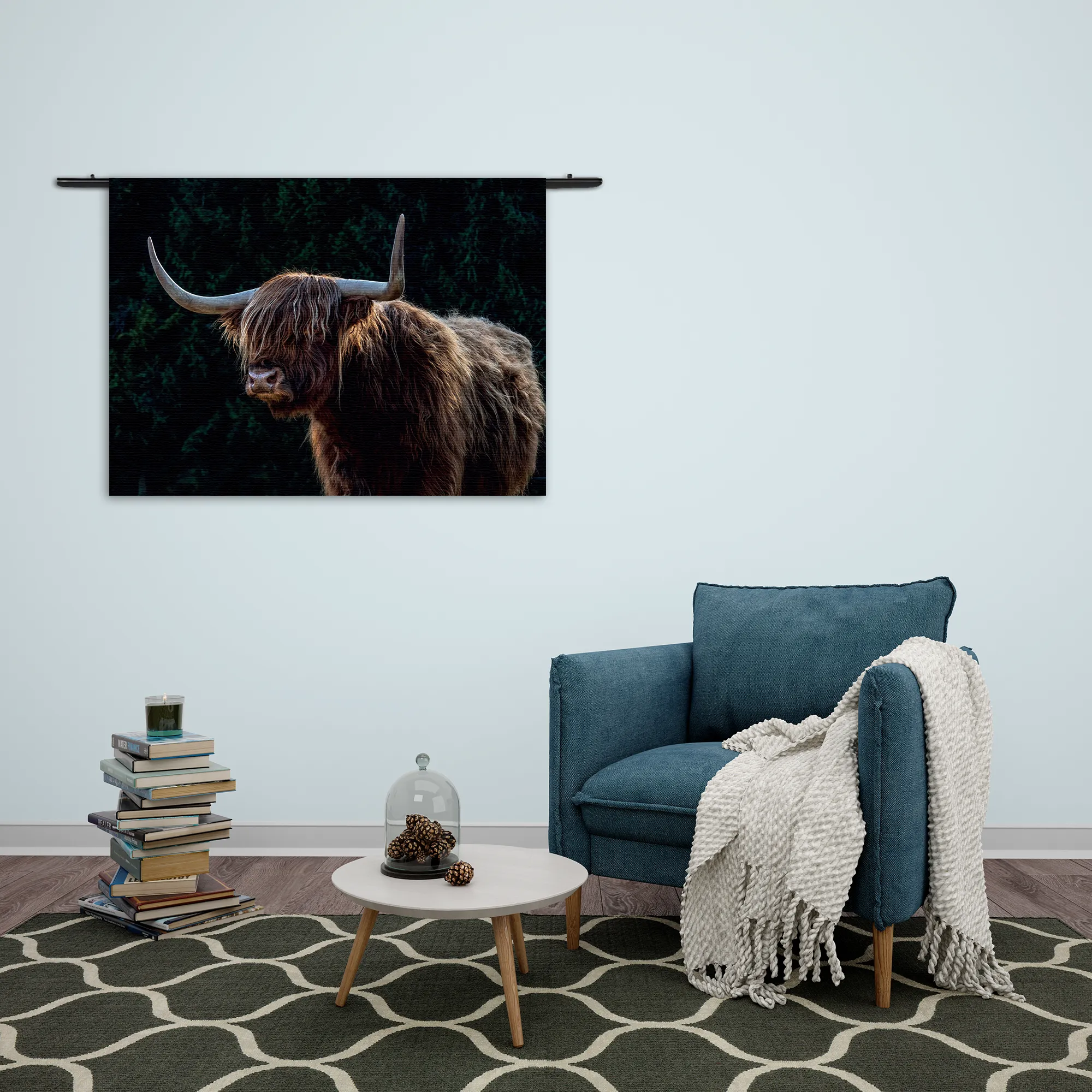 Wandkleed De Wilde Bizon Rechthoek Horizontaal Template 50 70 WK Horizontaal Dieren 79 2