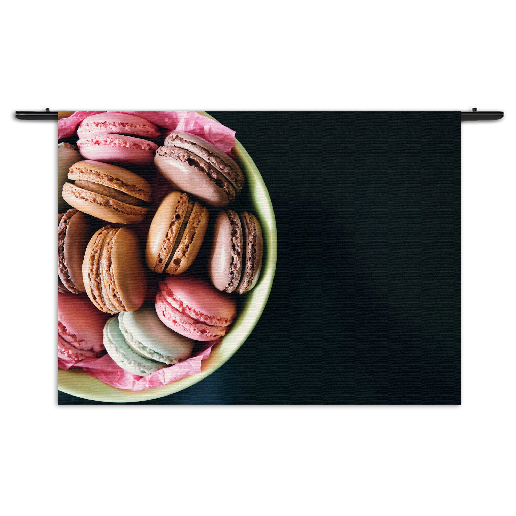 Wandkleed Macarons 02 Rechthoek Horizontaal Template 50 70 WK Horizontaal Eten En Drinken 19 1