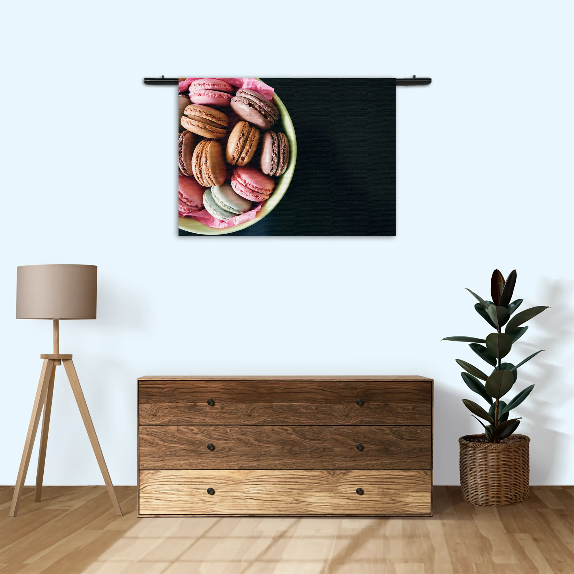 Wandkleed Macarons 02 Rechthoek Horizontaal Template 50 70 WK Horizontaal Eten En Drinken 19 3