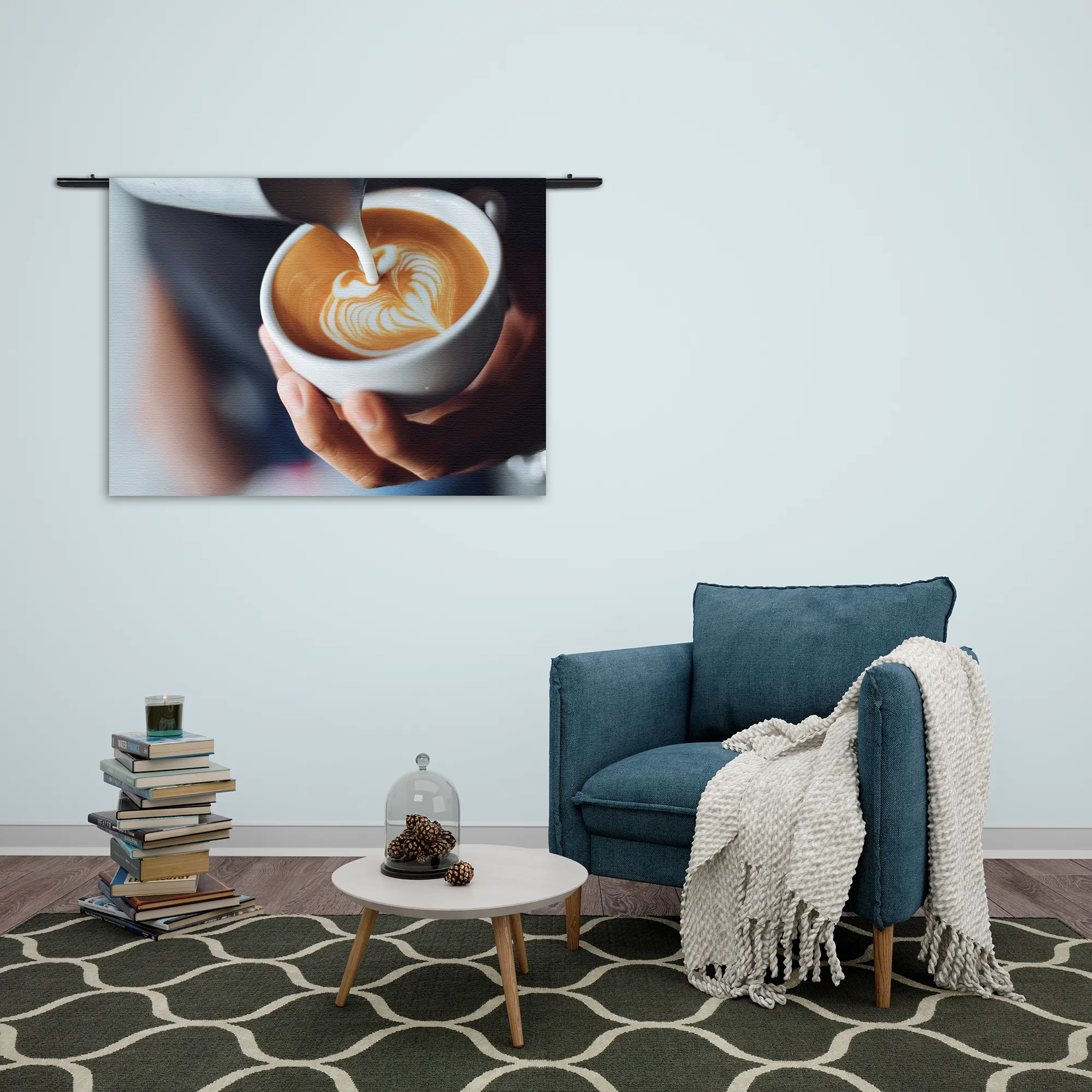 Wandkleed Koffie Love Rechthoek Horizontaal Template 50 70 WK Horizontaal Eten En Drinken 20 2